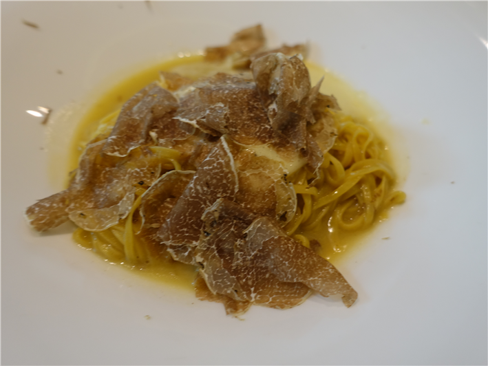 linguine with white truffles